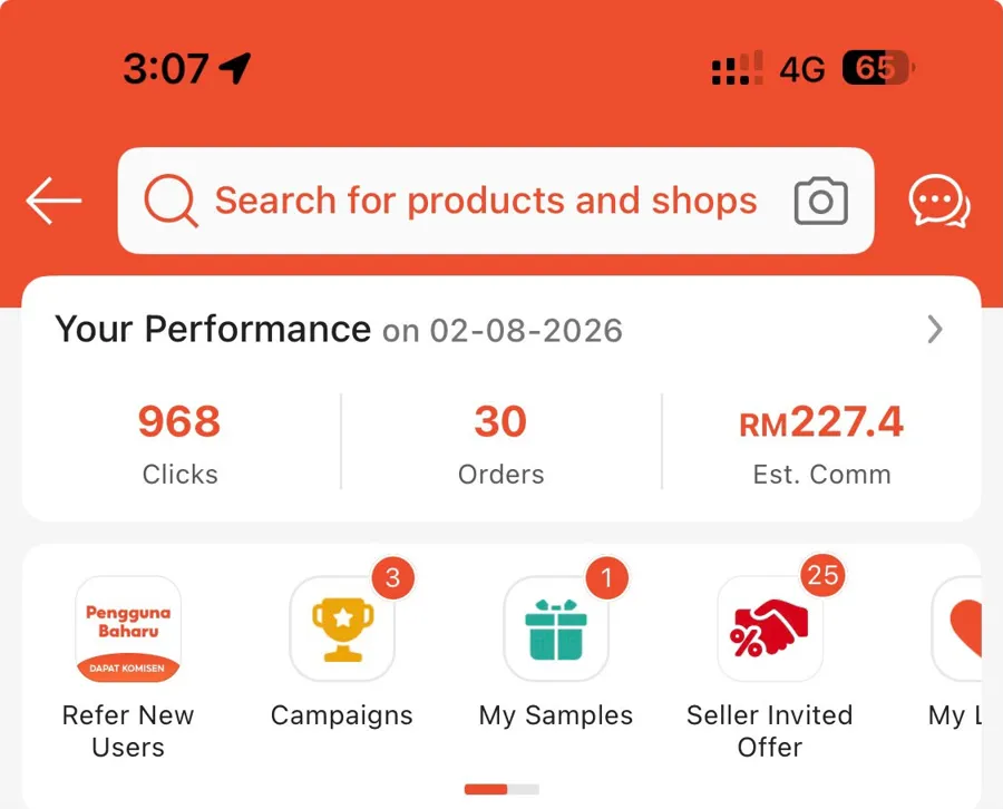 Tangkap layar komisen pembeli 4